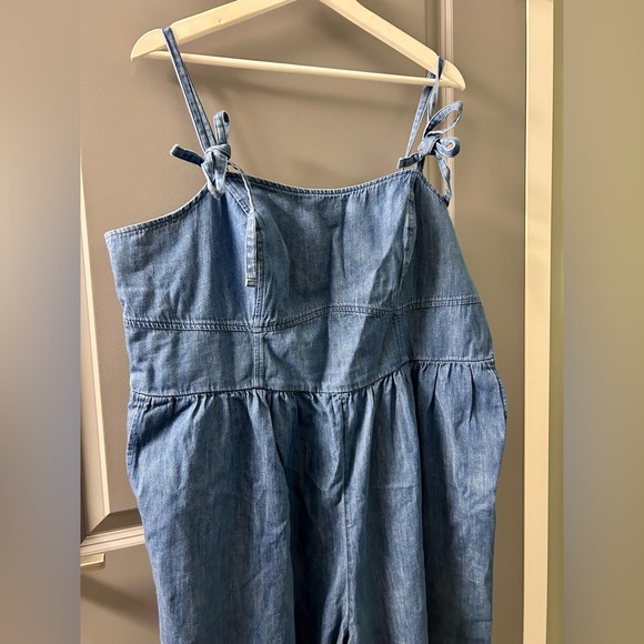 NWOT Old Navy Tie-Shoulder Corset Cami Jumpsuit - Picture 4 of 8